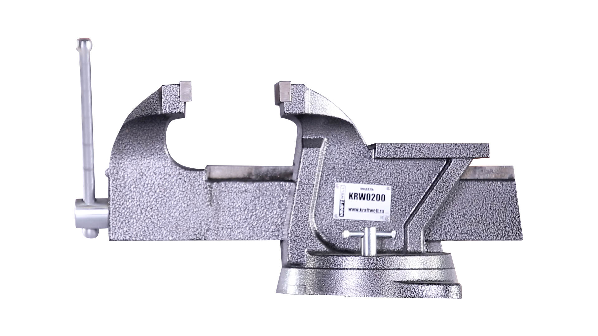 KraftWell KRW0200 Тиски слесарные вращающиеся 200 мм KraftWell KRW0200 Тиски слесарные вращающиеся 200 мм