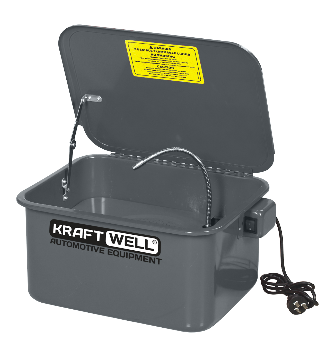 KraftWell KRW-PW19 Установка для мойки деталей настольная электрическая, 19 л KraftWell KRW-PW19 Установка для мойки деталей настольная электрическая, 19 л