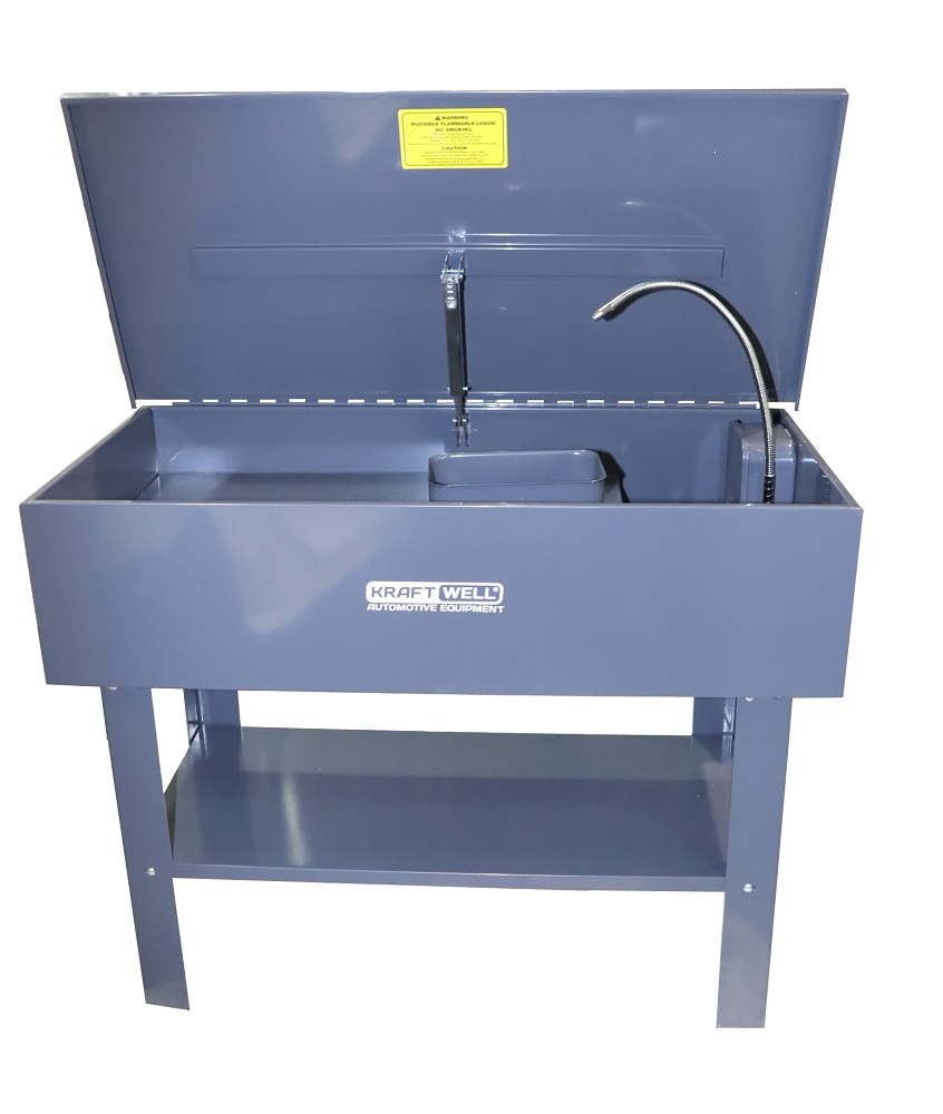 KraftWell KRW-PW150 Установка для мойки деталей напольная электрическая, 150 л KraftWell KRW-PW150 Установка для мойки деталей напольная электрическая, 150 л