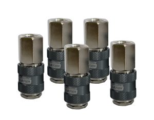 KraftWell KRW-QC14FF-5 БРС разъем резьба F1/4", 5 шт
