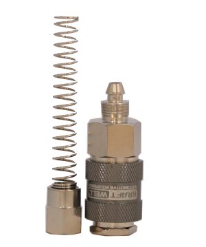 KraftWell KRW-QCS0508F БРС разъем c пружиной для шланга 6*8 мм, 1 шт