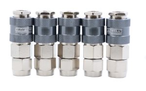 KraftWell KRW-QC1014F-5 БРС разъем для шланга 10*14 мм, 5 шт