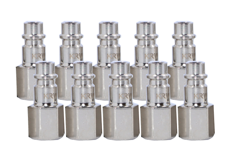 KraftWell KRW-QC14MF-10 БРС разъем резьба F1/4", 10 шт KraftWell KRW-QC14MF-10 БРС разъем резьба F1/4", 10 шт