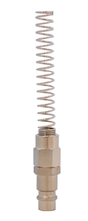 KraftWell KRW-QCS0508M БРС разъем c пружиной для шланга 6*8 мм, 1 шт