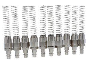 KraftWell KRW-QCS1014M-10 БРС разъем c пружиной для шланга 10*15 мм, 10 шт