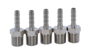 KraftWell KRW-TF614M-5 Фитинг "елочка" 6 мм - M1/4", 5 шт