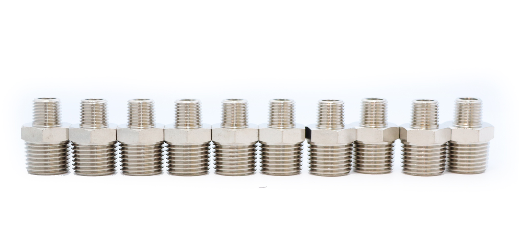 KraftWell KRW-TF12M14M-10 Переходник резьбовой M1/2" - M1/4", 10 шт KraftWell KRW-TF12M14M-10 Переходник резьбовой M1/2" - M1/4", 10 шт