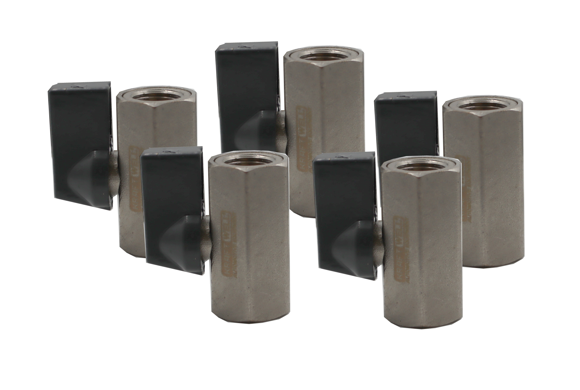 KraftWell KRW-BV14F-5 Вентиль шаровый F1/4" - F1/4", 5 шт KraftWell KRW-BV14F-5 Вентиль шаровый F1/4" - F1/4", 5 шт