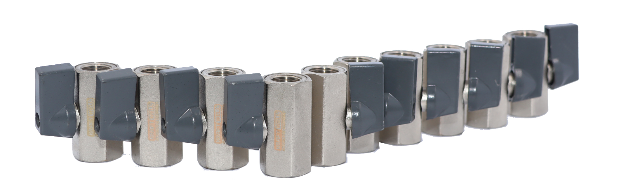 KraftWell KRW-BV14F-10 Вентиль шаровый F1/4" - F1/4", 10 шт KraftWell KRW-BV14F-10 Вентиль шаровый F1/4" - F1/4", 10 шт