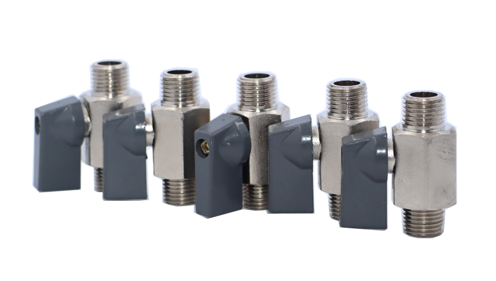 KraftWell KRW-BV14M-5 Вентиль шаровый M1/4" - M1/4", 5 шт KraftWell KRW-BV14M-5 Вентиль шаровый M1/4" - M1/4", 5 шт