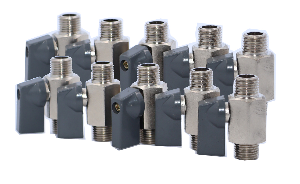 KraftWell KRW-BV14M-10 Вентиль шаровый M1/4" - M1/4", 10 шт KraftWell KRW-BV14M-10 Вентиль шаровый M1/4" - M1/4", 10 шт