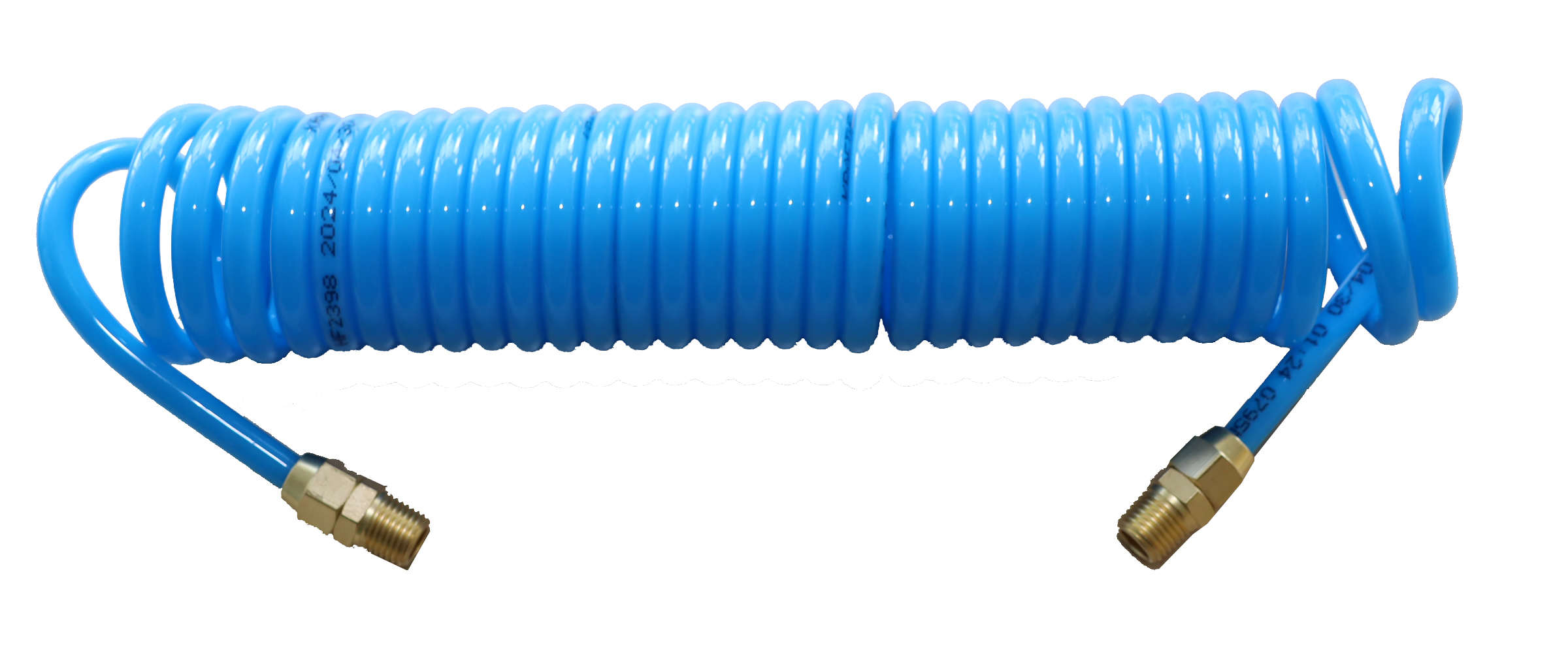 KraftWell KRW-HC050805M14 Шланг воздушный полиуретановый, спиральный 5х8 мм, 5 м KraftWell KRW-HC050805M14 Шланг воздушный полиуретановый, спиральный 5х8 мм, 5 м