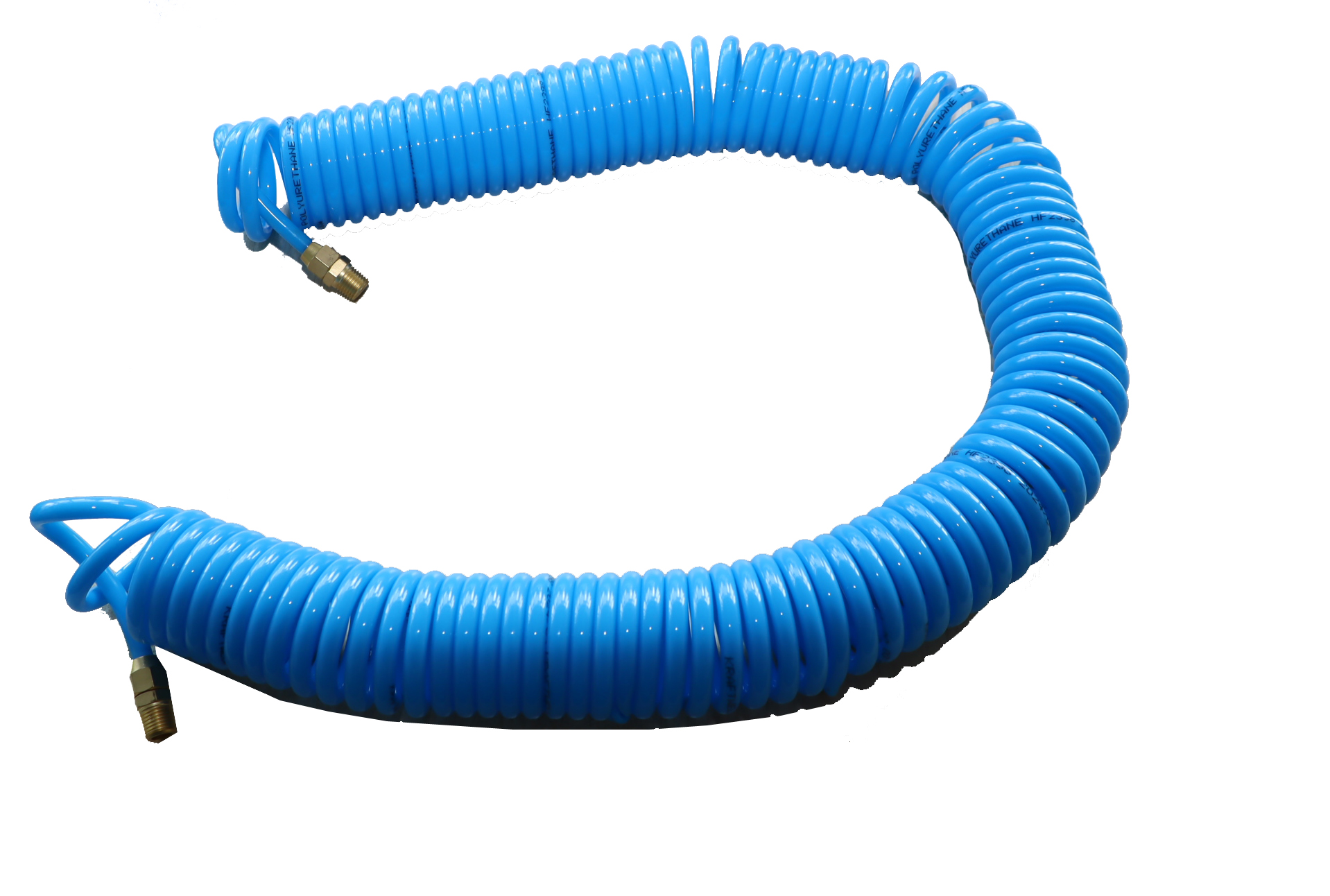 KraftWell KRW-HC050815M14 Шланг воздушный полиуретановый, спиральный 5х8 мм, 15 м KraftWell KRW-HC050815M14 Шланг воздушный полиуретановый, спиральный 5х8 мм, 15 м