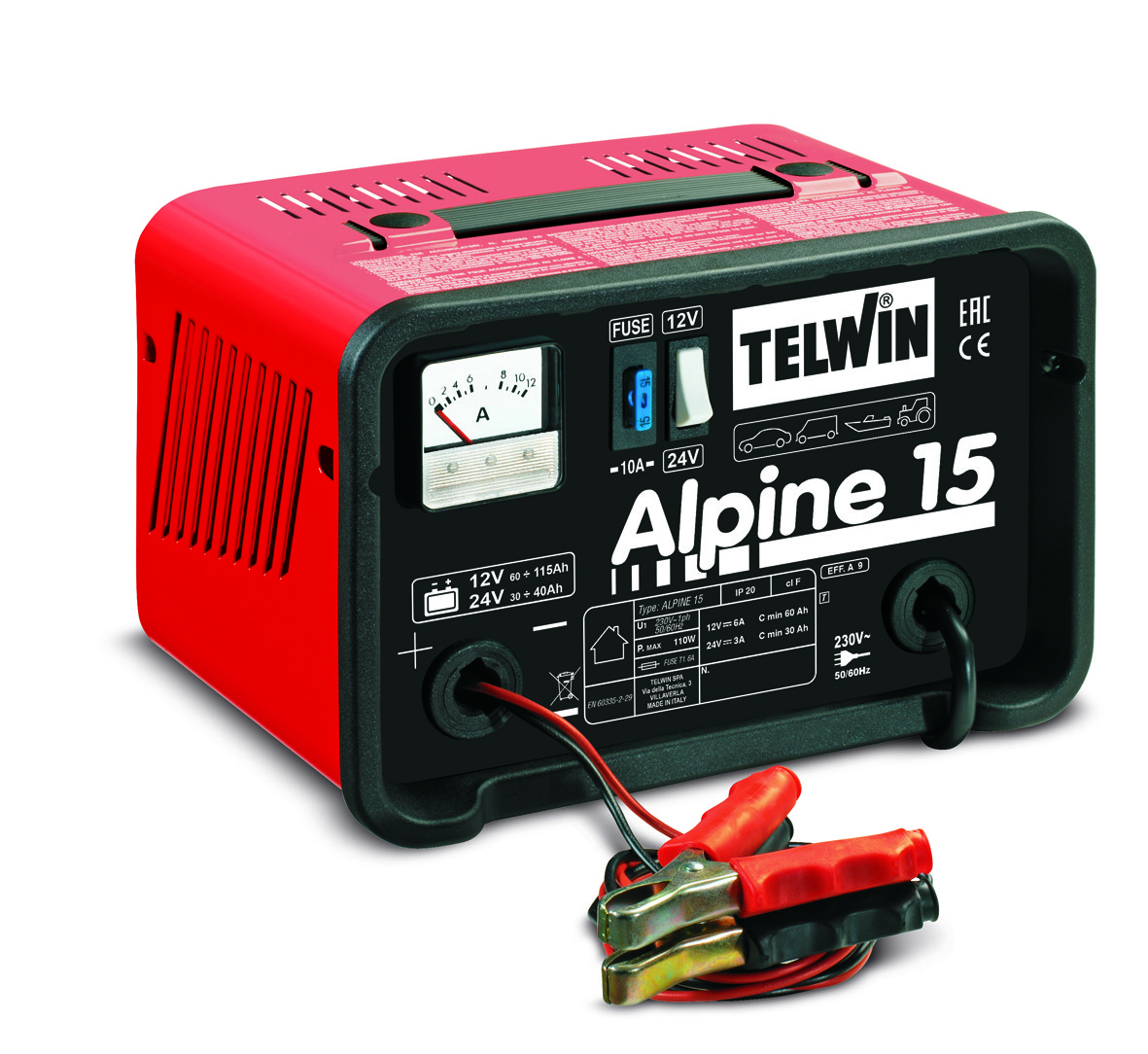 Зарядное устройство ALPINE 15 230V 12-24V Зарядное устройство ALPINE 15 230V 12-24V