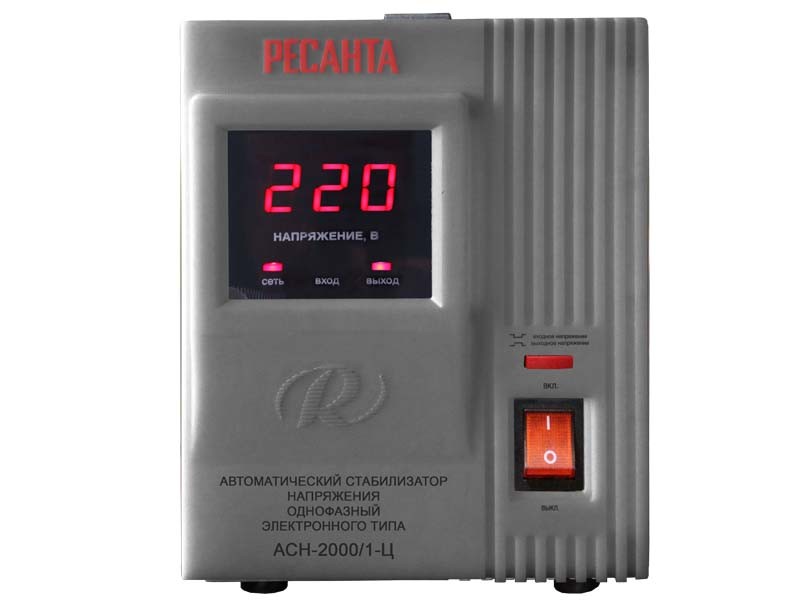 Стабилизатор напряжения РЕСАНТА АСН-2000/1-Ц Стабилизатор напряжения РЕСАНТА АСН-2000/1-Ц