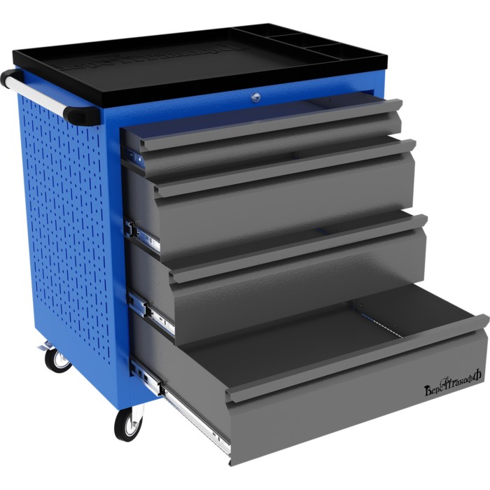 PROFFI 795.4 Тележка инструментальная RAL 5005 (4 выдвижных ящика) PROFFI 795.4 Тележка инструментальная RAL 5005 (4 выдвижных ящика)
