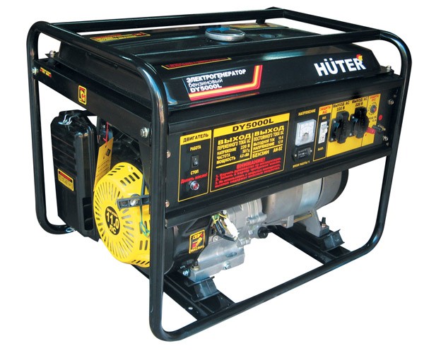 Портативный бензогенератор HUTER DY5000L Портативный бензогенератор HUTER DY5000L