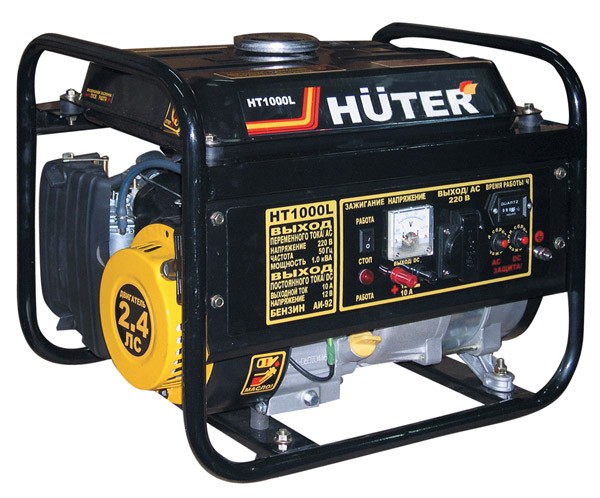 Портативный бензогенератор HUTER HT1000L Портативный бензогенератор HUTER HT1000L