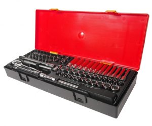 JTC-K2731 Набор головок торцевых 1/4" 6-ти гранных в кейсе 73 предмета JTC/1