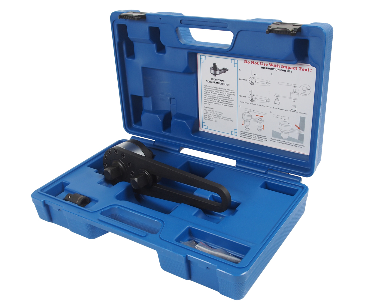 JTC-JW0900-11761 МУЛЬТИПЛИКАТОР 1/2"F X 3/4"M ДЛЯ УСИЛЕНИЯ КРУТЯЩЕГО МОМЕНТА ДО 1000НМ JTC-JW0900-11761 МУЛЬТИПЛИКАТОР 1/2"F X 3/4"M ДЛЯ УСИЛЕНИЯ КРУТЯЩЕГО МОМЕНТА ДО 1000НМ