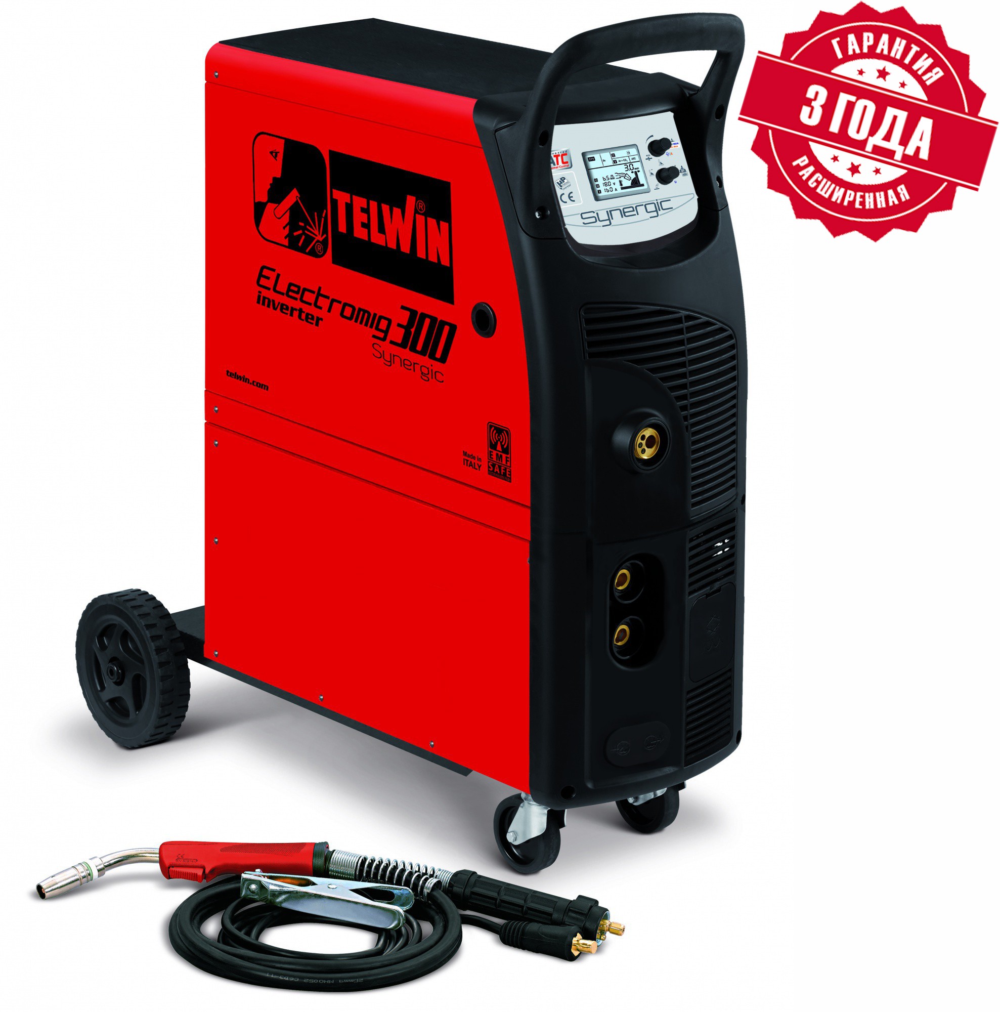 Сварочный полуавтомат ELECTROMIG 300 SYNERGIC 400V Сварочный полуавтомат ELECTROMIG 300 SYNERGIC 400V