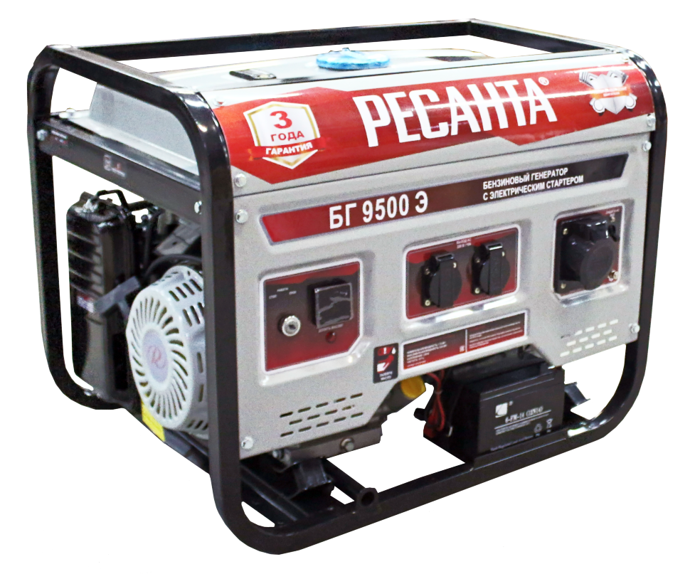 Электрогенератор БГ 9500 Э Ресанта Электрогенератор БГ 9500 Э Ресанта