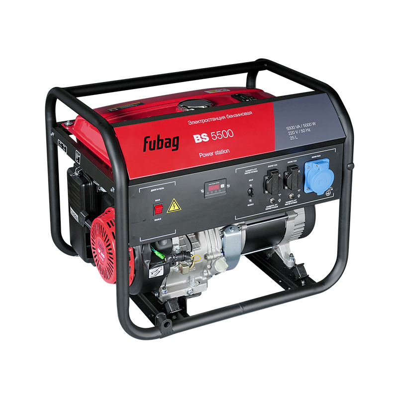 FUBAG BS5500 Бензиновый генератор на 5,5 кВт, FUBAG BS5500 FUBAG BS5500 Бензиновый генератор на 5,5 кВт, FUBAG BS5500
