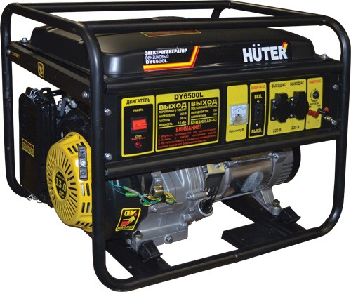 Портативный бензогенератор HUTER DY6500L Портативный бензогенератор HUTER DY6500L