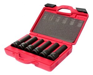 JTC-J606E Набор головок торцевых ударных TORX 3/4" E18-E24, 12-гранных 17-19мм, 110мм (в кейсе) 6шт