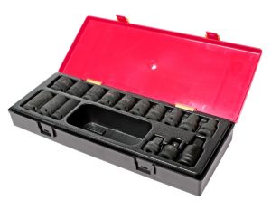 JTC-K4161 Набор головок торцевых 1/2" 6-ти гранных ударных 10-24мм