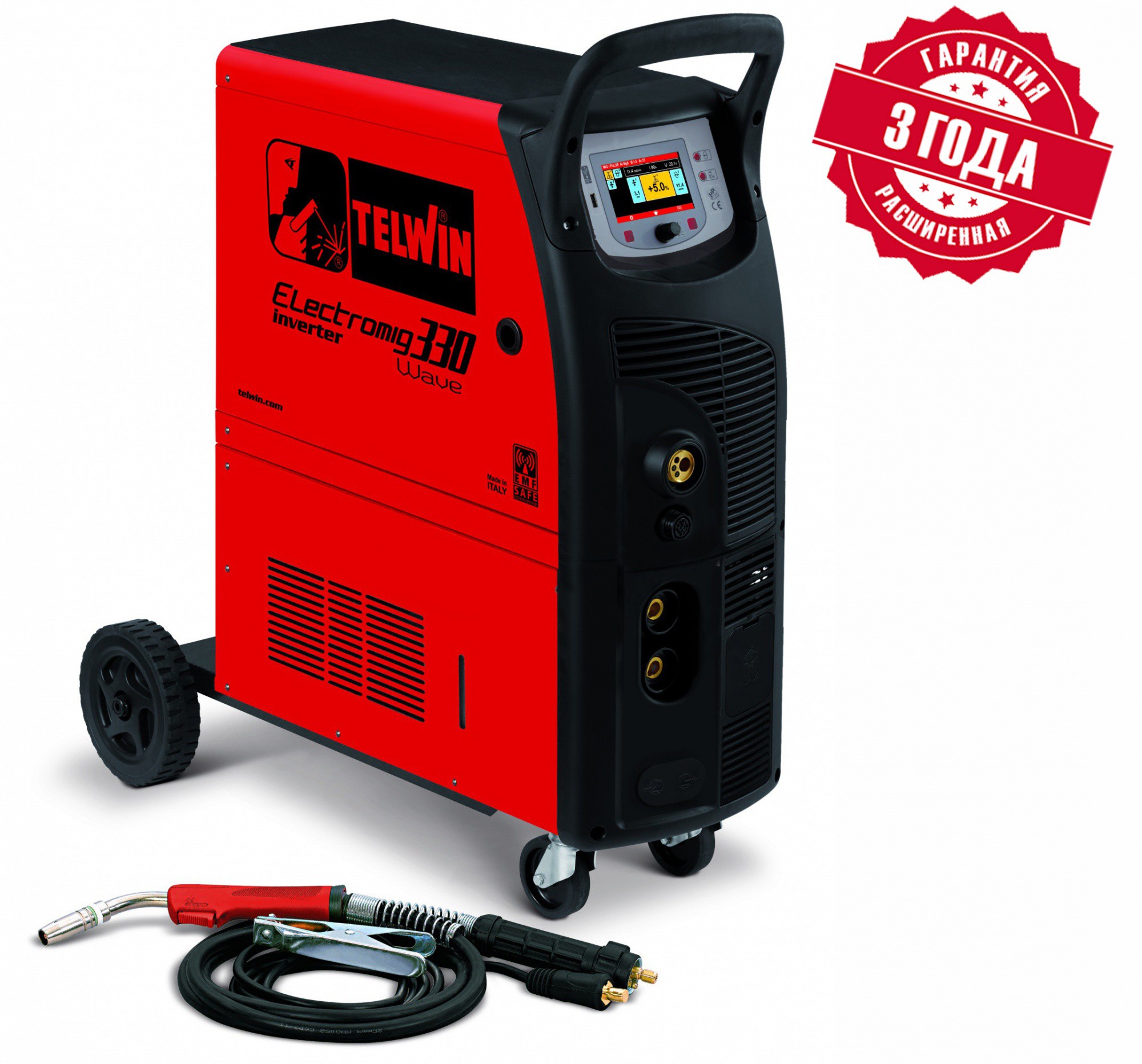 Сварочный полуавтомат ELECTROMIG 330 WAVE 400V + ACC Сварочный полуавтомат ELECTROMIG 330 WAVE 400V + ACC