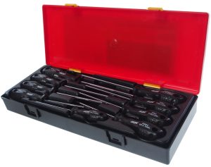 НАБОР ОТВЕРТОК TORX T8-T40 В КЕЙСЕ 9 ПРЕДМЕТОВ В КЕЙСЕ JTC-K7091