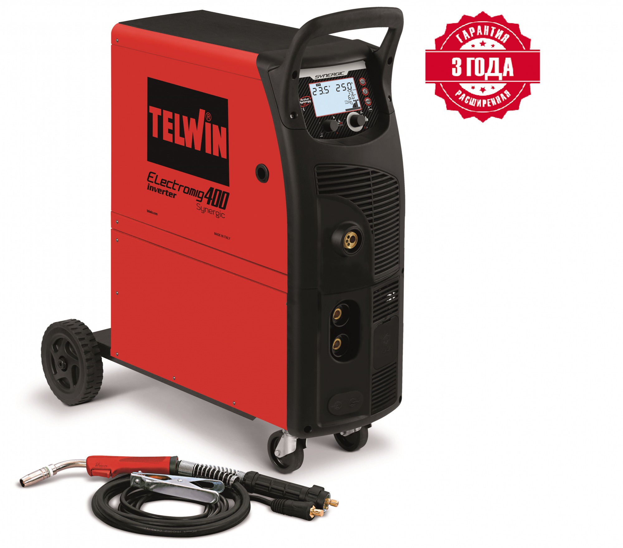 Сварочный полуавтомат ELECTROMIG 400 SYNERGIC 400V Сварочный полуавтомат ELECTROMIG 400 SYNERGIC 400V