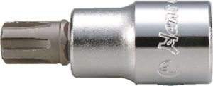 Средняя торцевая головка 1/2" RIBE, 4029-4M10, Hans