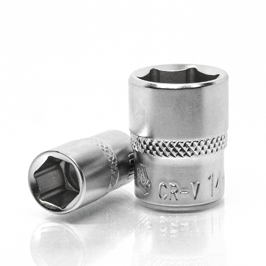 Короткая торцевая головка 1/4", 14 мм CS-14.10.14-6 Короткая торцевая головка 1/4", 14 мм CS-14.10.14-6