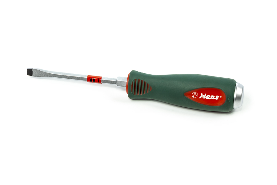 Отвертка шлицевая силовая Hans, 0516M6-04 Отвертка шлицевая силовая Hans, 0516M6-04