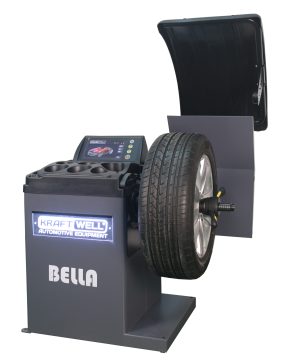 KraftWell KRW245E Балансировочный станок автоматический BELLA с сенсорным дисплеем 7″