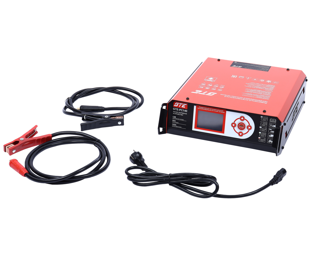 GTE-PC140 Устройство пуско-зарядное 12V/50-750Ач/100А GTE-PC140 Устройство пуско-зарядное 12V/50-750Ач/100А