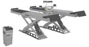 KraftWell KRW45WA-JB Подъемник г/п 4,5 т.  платформы 4500 мм для сход-развала