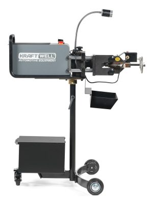 KraftWell KRW802DB Станок для проточки тормозных дисков и барабанов со снятием и без