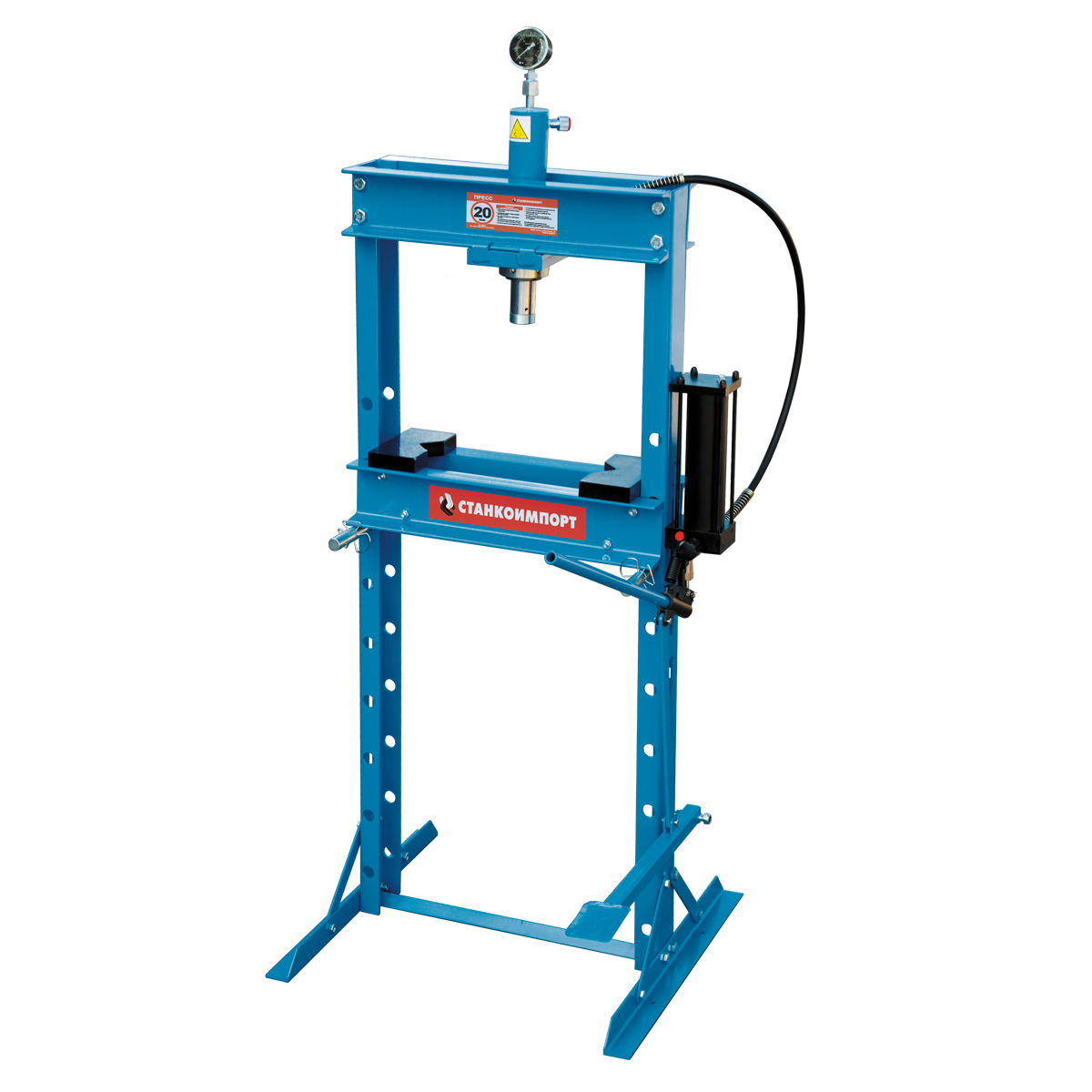 rk8avjcsdqr4pztn38qa3sd6zmrpeqgf Пресс гидравлический гаражный на 20 тонн с ручным и ножным приводом, СТАНКОИМПОРТ, SD0805C