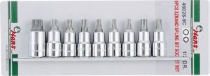 Набор торцевых головок XZN, RIBE на 1/2″ Hans, 46028-9C